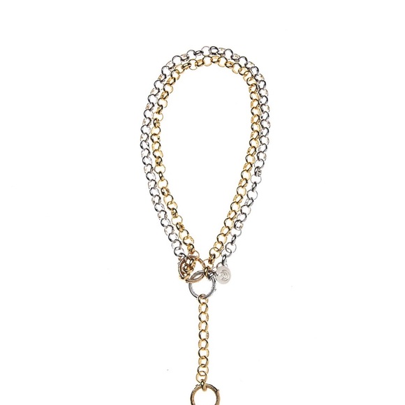 Jane Win Gilver Lariat Multi-Style Rolo Chain - Picture 2 of 7